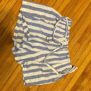 Blue and white shorts size large by love rare